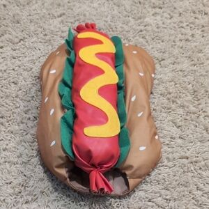 Hot Dog Pet Costume - Brown, Red, Yellow